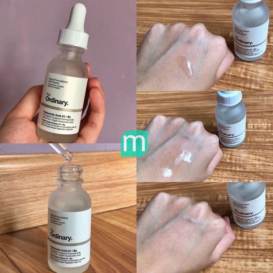 Serum The Ordinary - Hyaluronic Acid 2% + B5 Cấp Nước Dưỡng Ẩm