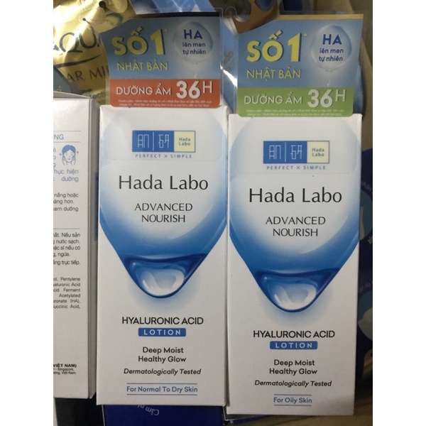 Dung dịch dưỡng ẩm hadalabo 100ml hoặc 170 ml