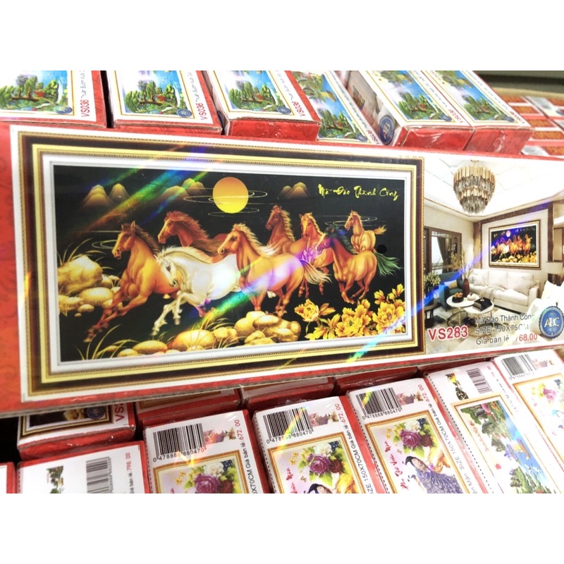 Tranh Đính Đá/Tranh Thêu Mã Đáo Thành Công Lv186,Vs283,Vs284,Lv3123,Lv3359,Lv3441,MN0065