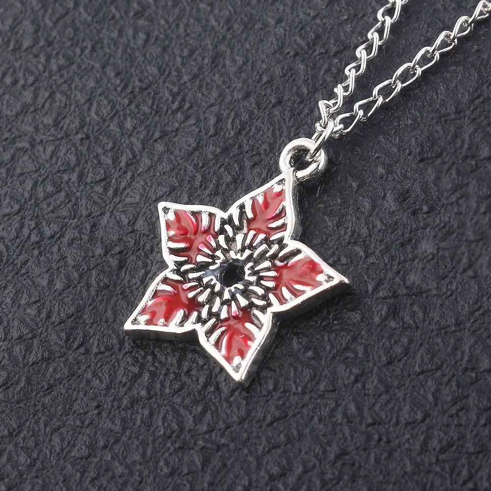 ANEMONE Vòng cổ Mặt Chữ Stranger Things Bằng Hợp Kim Dành Cho Nam