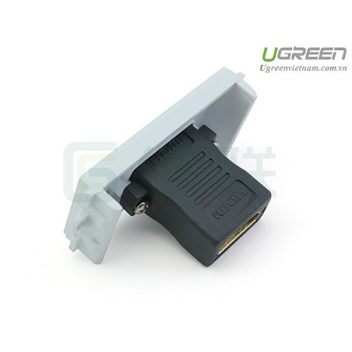 Hạt Wallplate HDMI âm tường cao cấp Ugreen 20317 chính hãng