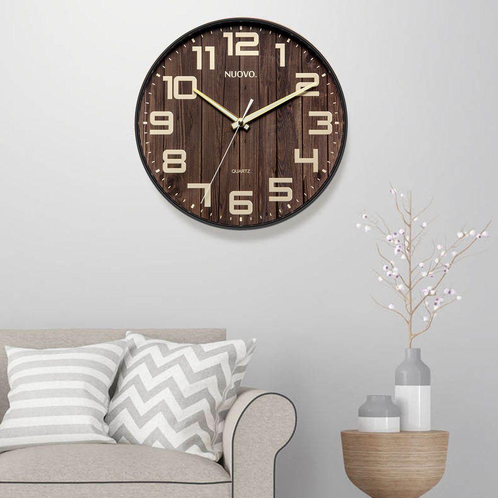 Đồng Hồ Treo Tường 3D 12inch Thiết Kế Tối Giản Trang Trí Nhà Cửa