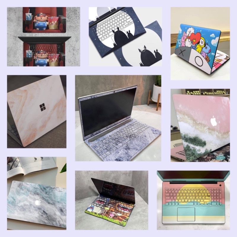 Decal Dán Laptop Theo Yêu Cầu - Tự Tạo Skin Riêng Độc Lạ KHÔNG ĐỤNG HÀNG