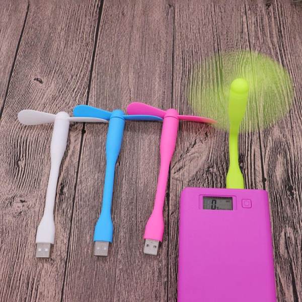 Combo 2 Quạt USB mini 2 cánh rời cute (màu ngẫu nhiên)