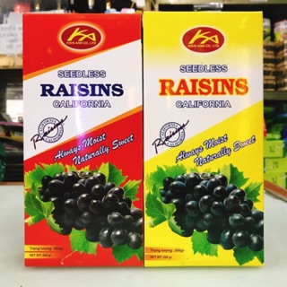 NHO KHÔ ĐEN MỸ RAISINS CALIFORNIA - HỘP 280G