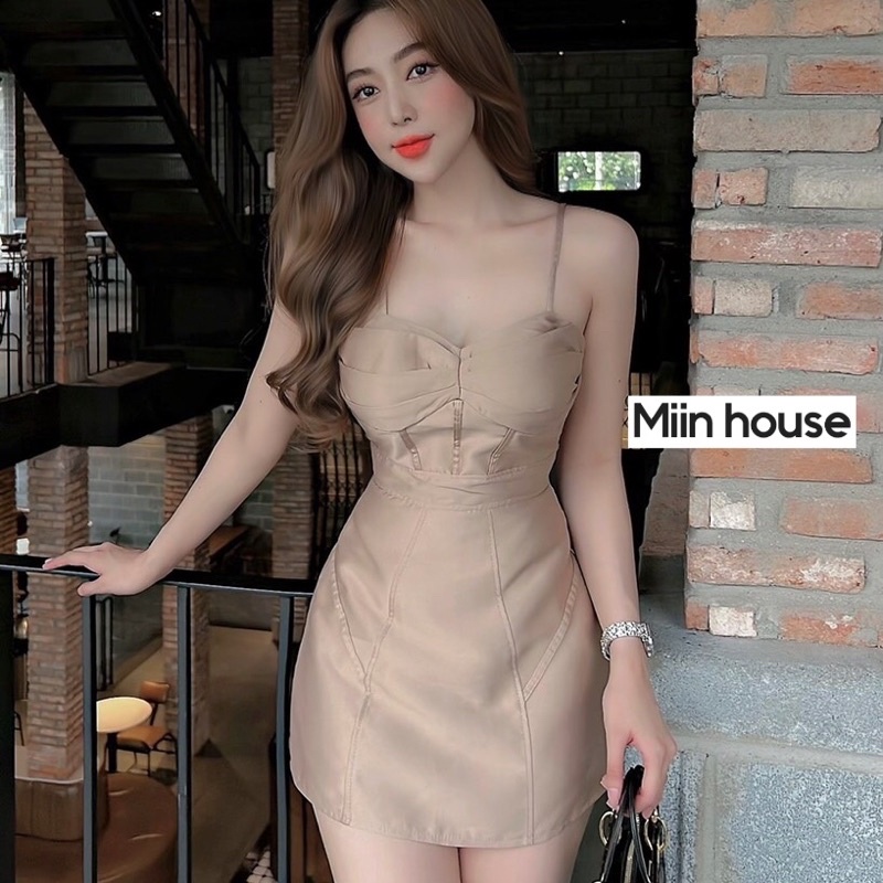 Váy 2 dây tapta nẹp viền