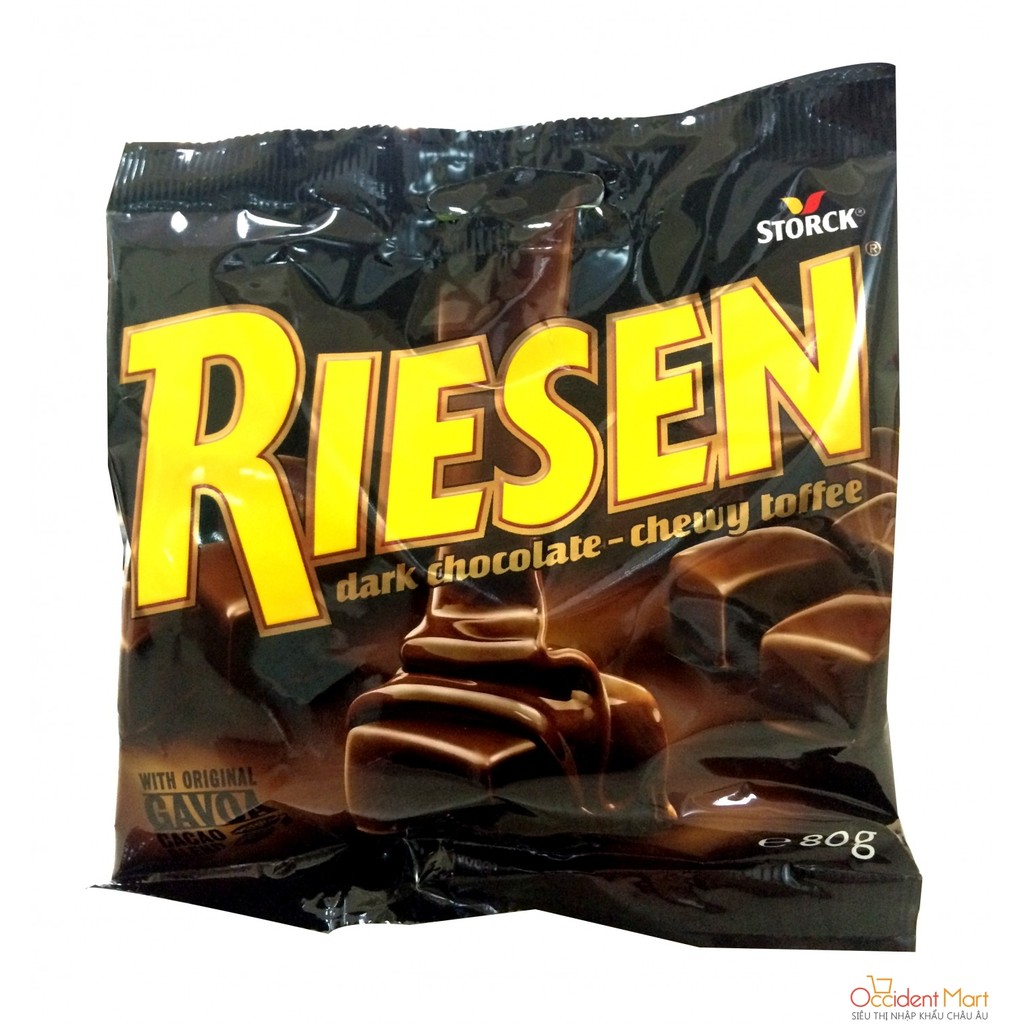 Kẹo sô cô la đen Riesen 105gr