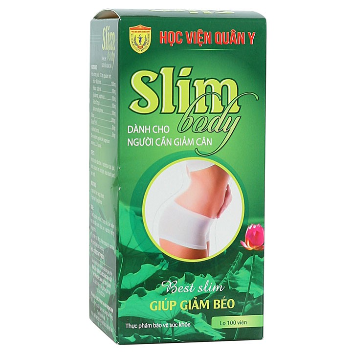 SLIMBODY GIẢM CÂN HẠ MỠ MÁU AN TOÀN HỌC VIỆN QUÂN Y