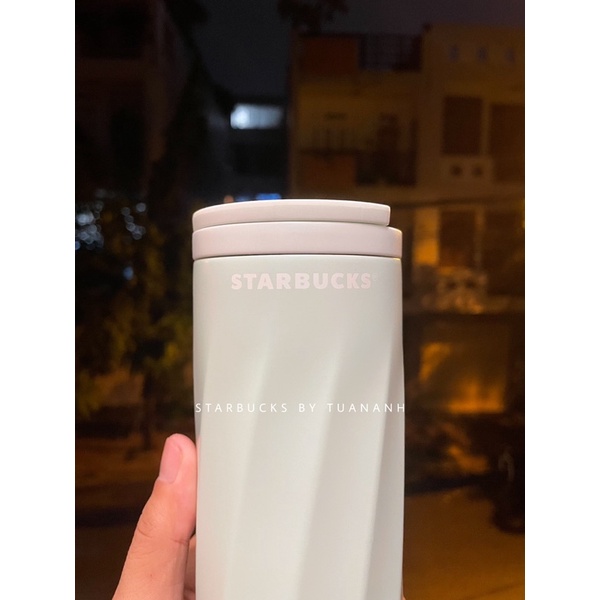 Bình Giữ Nhiệt Inox Starbucks Spiral Surface 473ml