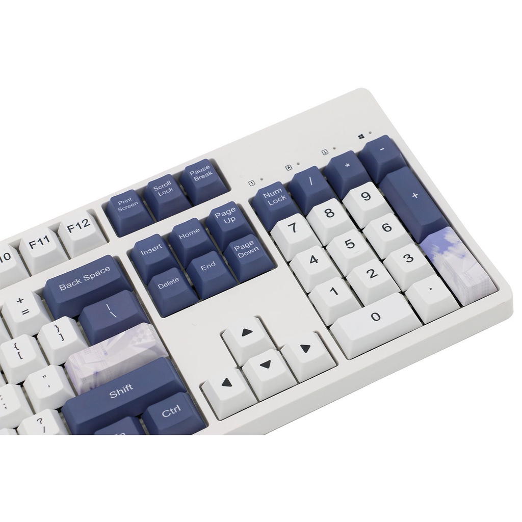 Bàn phím cơ PBT keycap Yun 5 mặt thăng hoa akko cherry 104 IKBC108 / 87 cá tính Filco lớn