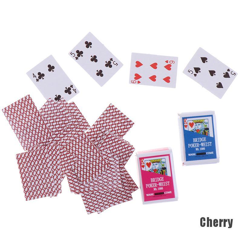 Bộ Bài Poker Mini Tỉ Lệ 1: 12 Dành Cho Búp Bê
