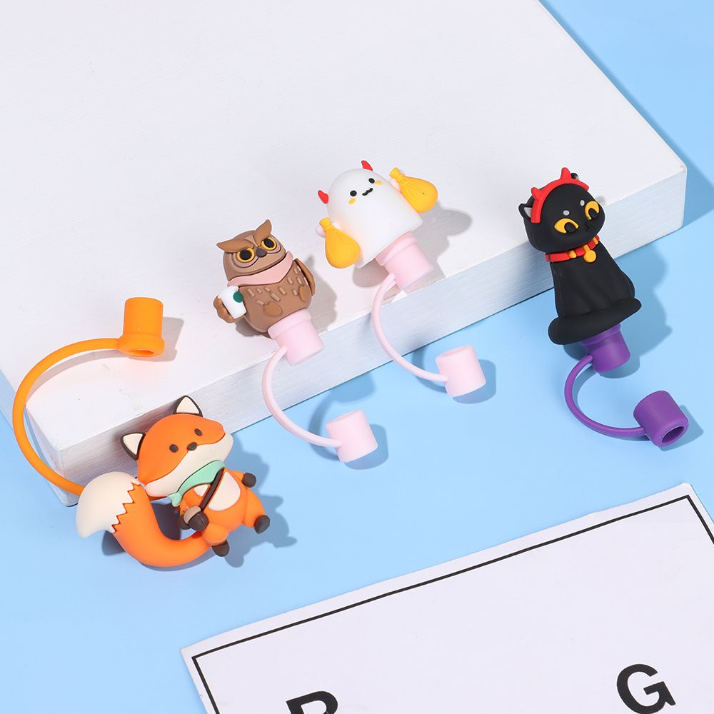 Nắp silicone đậy ống hút chống bụi chống văng có thể tái sử dụng