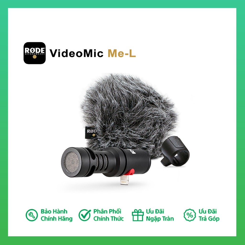 Micro RODE Videomic Me-L cho điện thoại IPhone, IPad | Chính Hãng