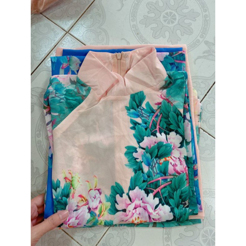 Sét áo dài kèm quần siêu đẹp đủ size
