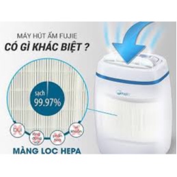 Máy Hút Ẩm Gia Đình Fujie HM614EB bảo hành 12 tháng