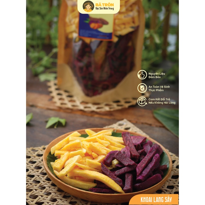 [Hàng Tuyển]_Khoai Sấy Giòn Hàng Xuất Khẩu_KHÔNG CHẤT BẢO QUẢN PHỤ GIA_500gr