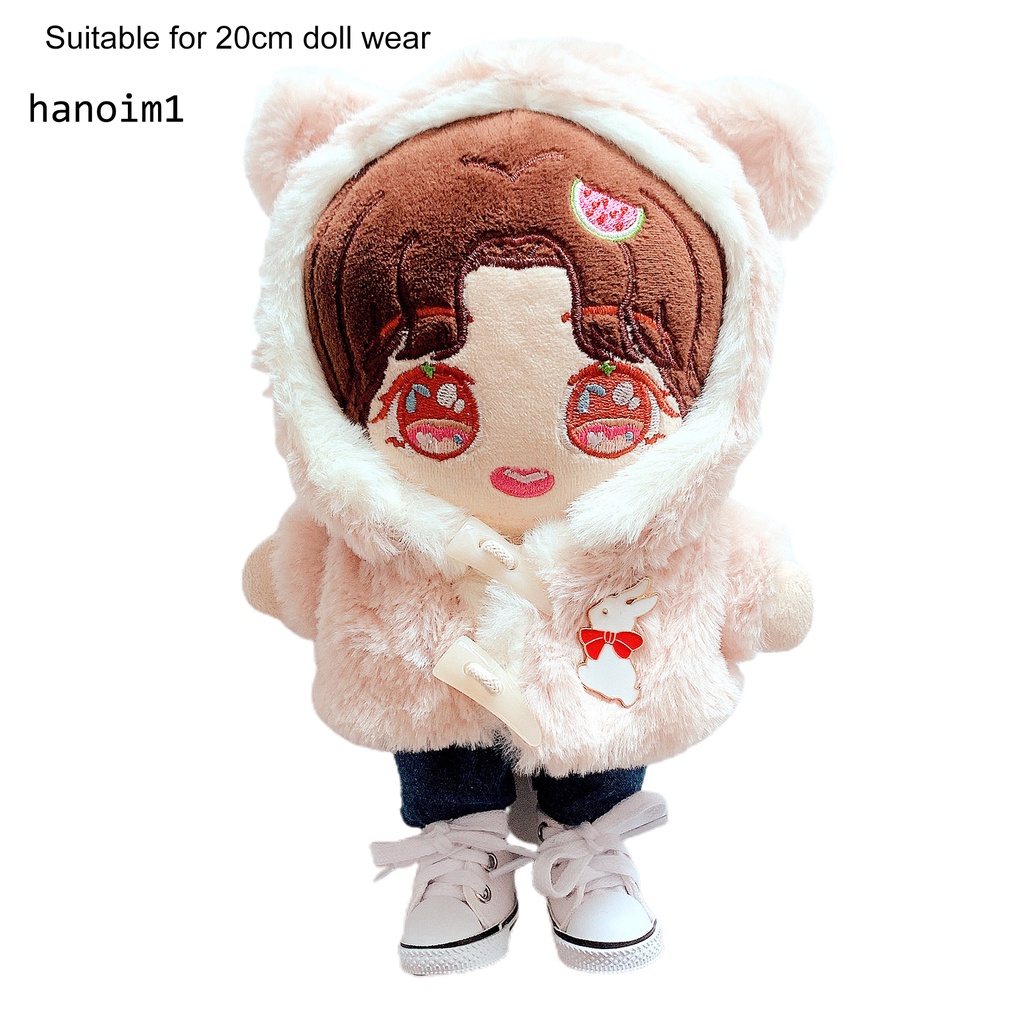 Set quần áo búp bê bằng lông nhung đồ chơi cho trẻ em