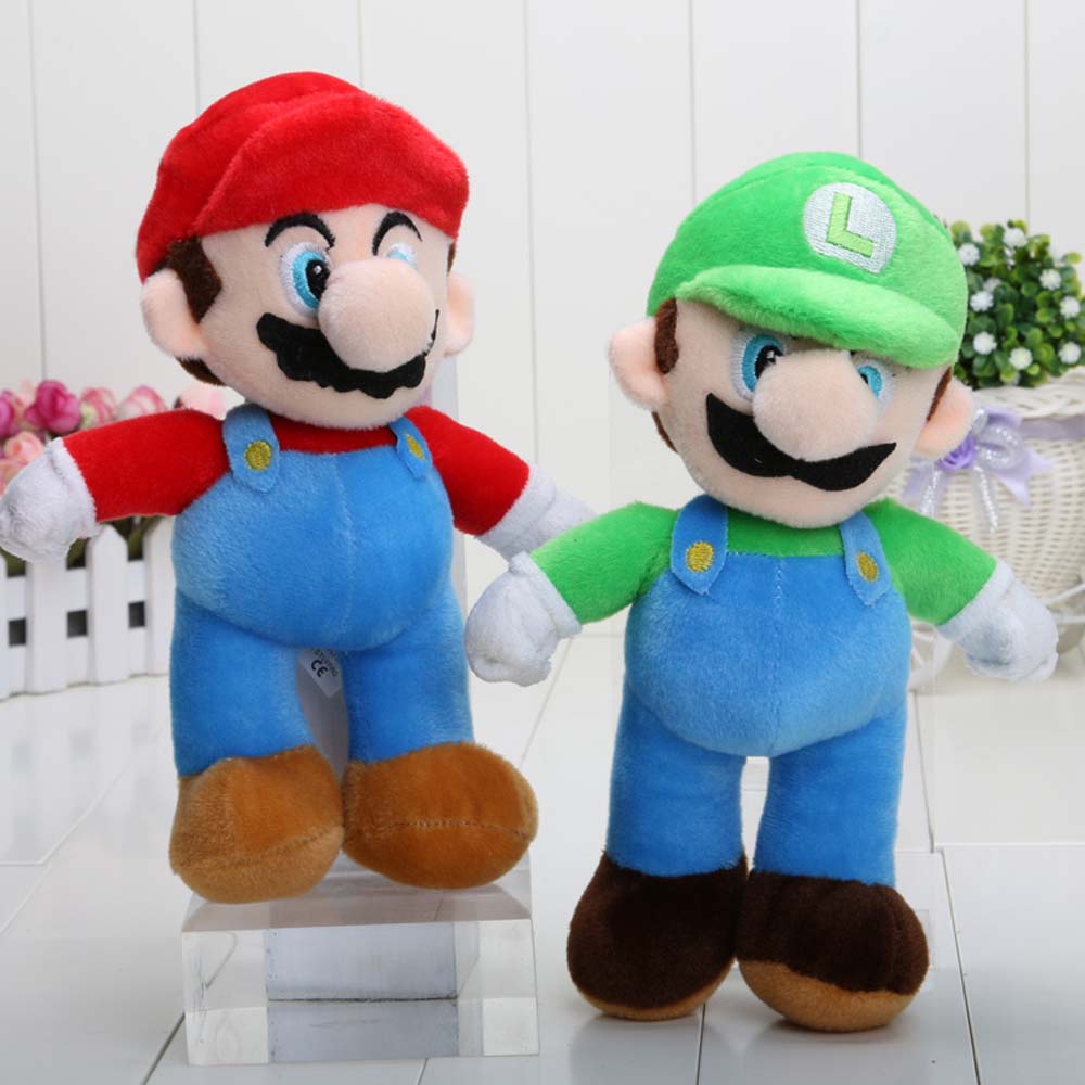 Búp bê nhồi bông hình Mario mềm mại kích thước 25cm