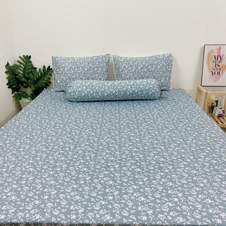Set 4 drap áo gối thun lạnh hàn quốc hoa nhí