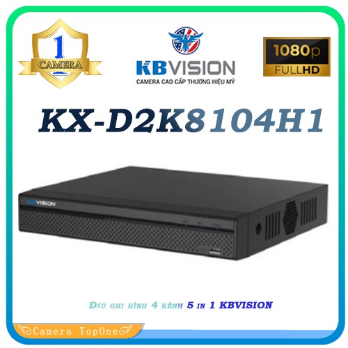 Đầu ghi hình 4 kênh 5 in 1 KBVISION KX-D2K8104H1