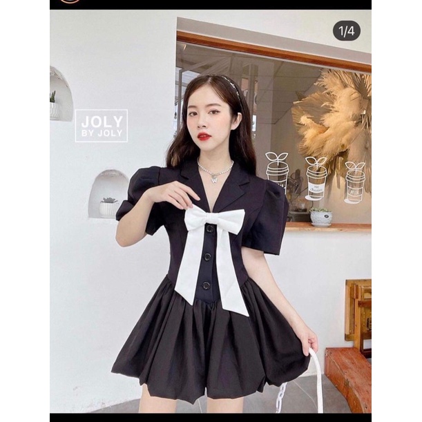 [MẪU MỚI LẠ] VÁY, ĐẦM CỔ VEST KÈM NƠ GẤU BỒNG PHONG CÁCH CỔ ĐIỂN KẾT HỢP HIỆN ĐẠI ĐI CHƠI, DỰ TIỆC, LIÊN HOAN SIÊU HOT P