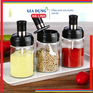  Hũ đựng gia vị, lọ đựng gia vị kèm thìa thông minh - Chống Ẩm Tuyệt Đối