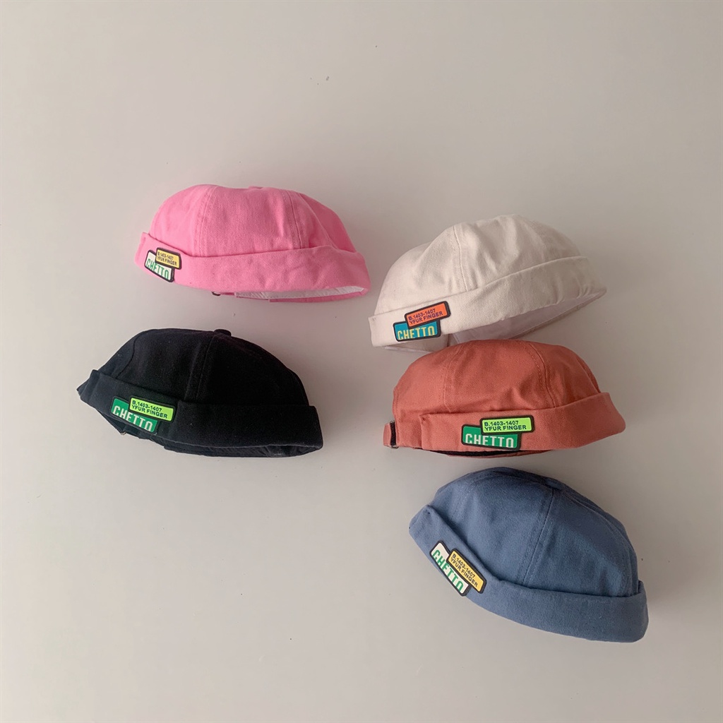 Mũ Beanie Họa Tiết Chữ Thời Trang Hip hop Hàn Quốc Cho Bé