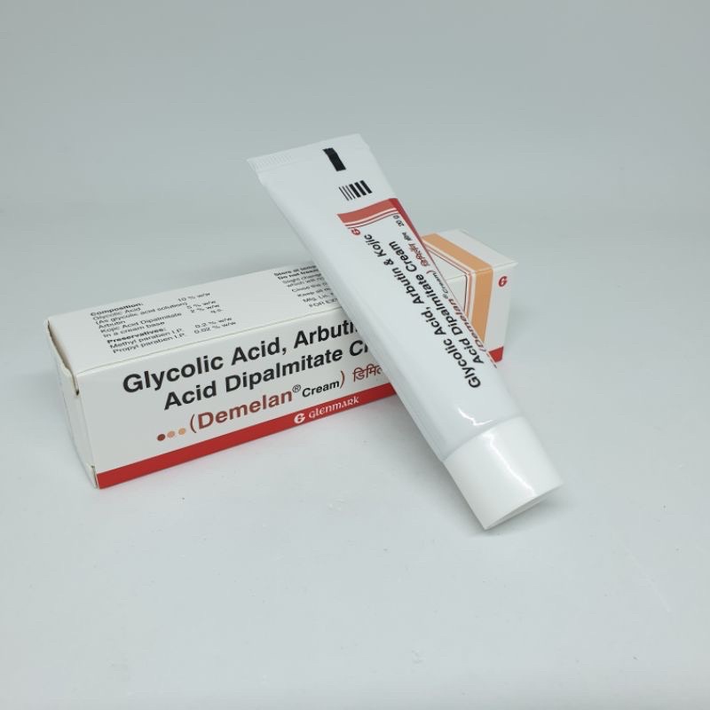 Kem Demelan - Arbutin 5% kem làm trắng, sáng da, hỗ trợ giảm thâm nám an toàn 20g