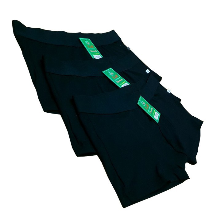 Bộ 3 quần boxer nam - Màu đen