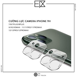 Kính cường lực camera 9h dành cho iphone 7 plus 8 plus x xs max 11 pro max