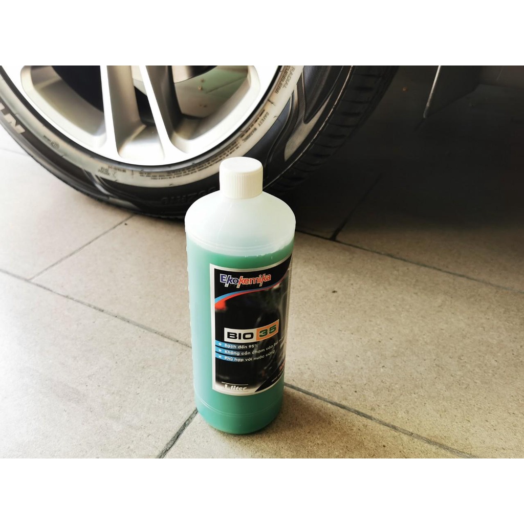 Dung Dịch Rửa Xe Không Chạm Bio 35 Ekokemika Làm Sạch Xe Hiệu Quả 1L Tặng Khăn