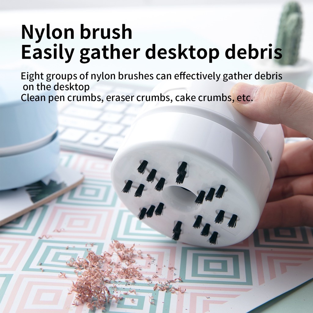 Máy hút bụi Deli kích thước nhỏ để bàn sạc usb tùy chọn