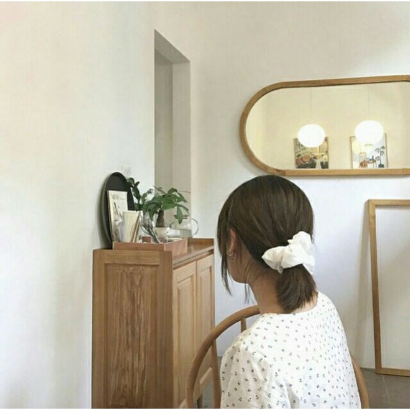 DÂY BUỘC TÓC SCRUNCHIES SATIN PHI BÓNG