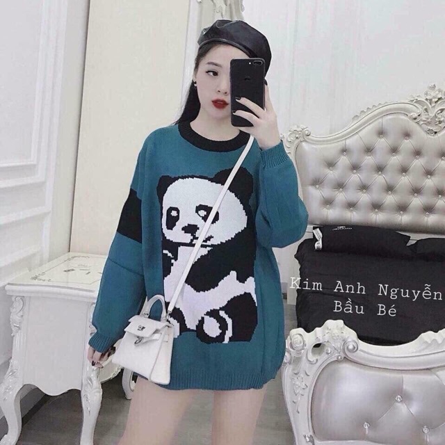 Áo len hình gấu so cute