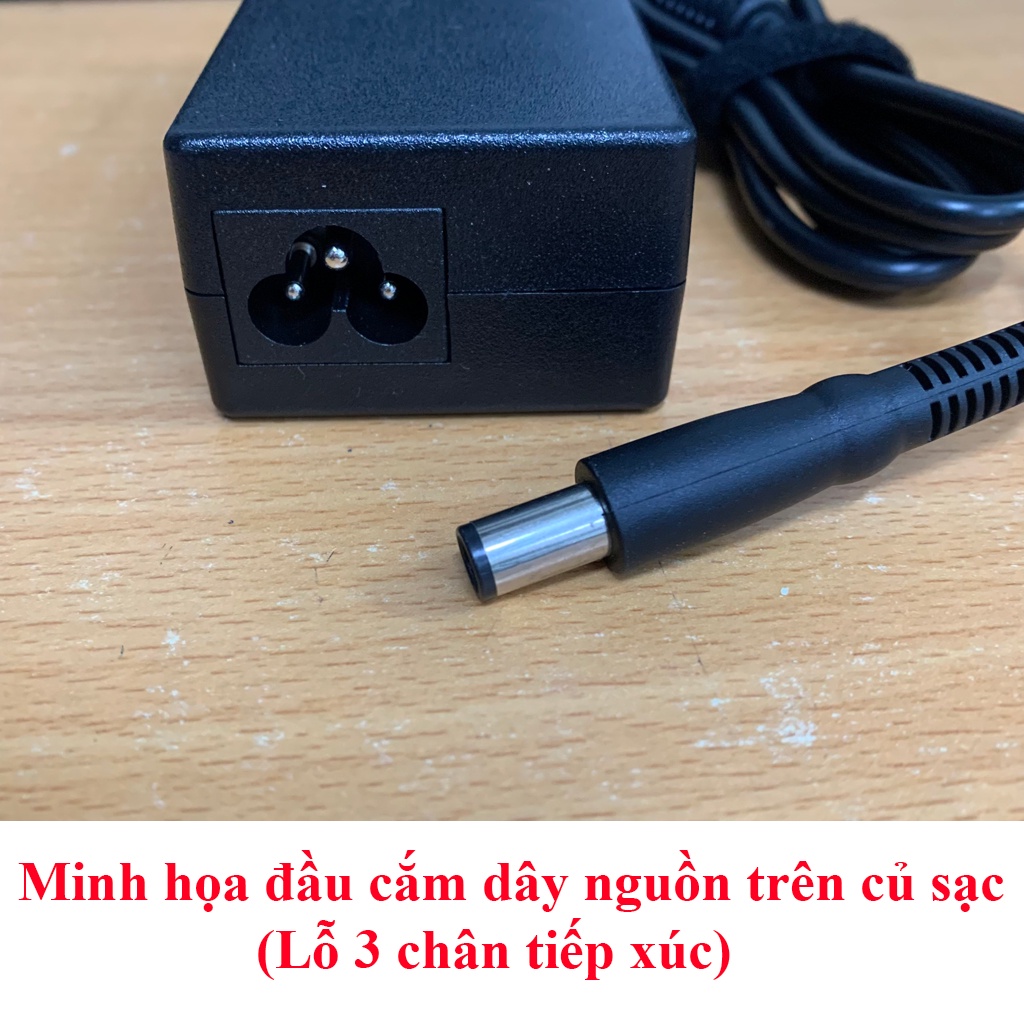 Sạc Laptop HP CQ40 CQ42 CQ43 CQ60 OUTPUT 19V - 4.74A (90W) Chân Kim To đường kính đầu sạc 7.4mm - Hàng Nhập Khẩu New