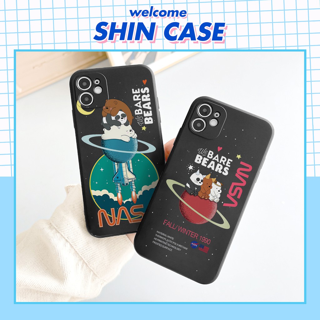 Ốp lưng iphone Barenasa cạnh vuông 5/5s/6/6plus/6s/6splus/7/7plus/8/8plus/x/xr/xs/11/12/pro/max/plus/promax