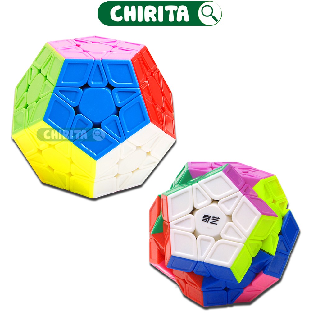 Rubik Biến Thể 12 Mặt MEGAMINX 3x3 LOẠI TỐT (Chìm) - Khối Rubik Xoay Trơn, Đồ Chơi Trẻ Em CHIRITA (shop có rubik 3x3 ..)