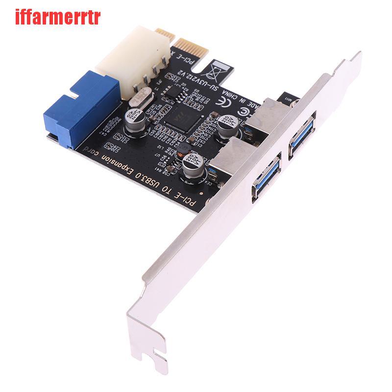 {iffarmerrtr}PCI express USB 3.0 2 ports front panel with control card adapter 4 Pin & 20 pin LKZ