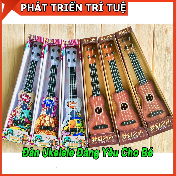 Đồ Chơi Đàn Ukulele Cho Bé Vừa Chơi Vừa Học Phát Triển Trí Tuệ