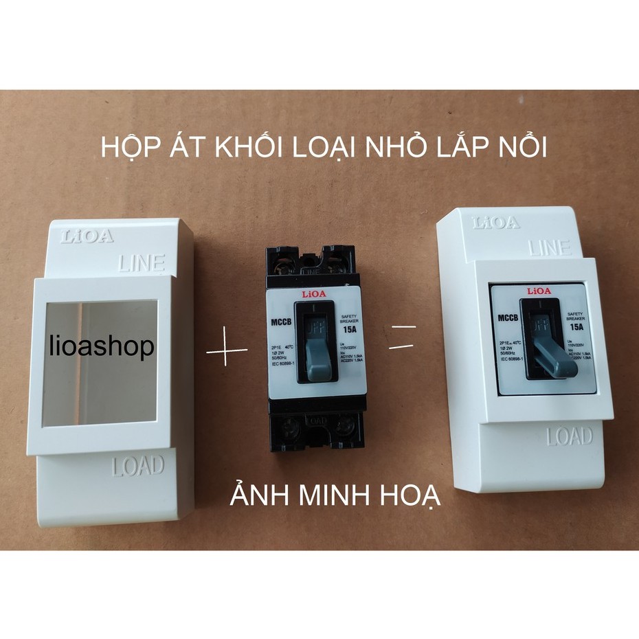 HỘP CHỨA ÁT LẮP NỔI, LẮP CHÌM LiOA. DÙNG CHO ÁT KHỐI