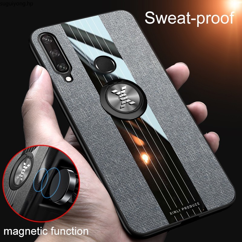 Ốp điện thoại có giá đỡ nhẫn cho Huawei Y6P Y5P Y8P Nova 7i 6SE 5T 2i 3i 5i 3e 4e P20 P30 40 Lite Y6 Y7 Pro P Smart