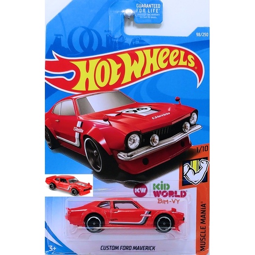 Xe mô hình Hot Wheels basic Custom Ford Maverick FYD05.