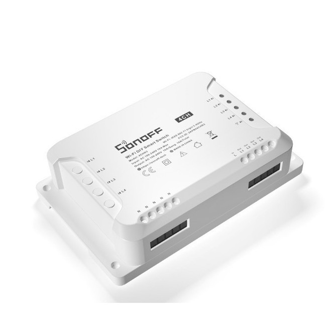 Công tắc điều khiển từ xa Sonoff bằng WIFI 4 CỔNG