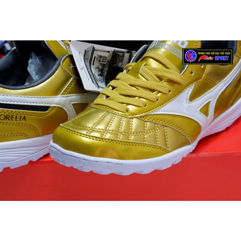 Giày đá bóng MIZUNO MORELIA NEO TF - VÀNG ĐỒNG(size39-45)