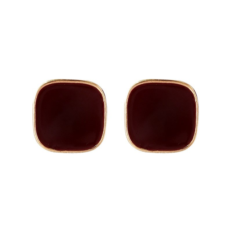 Khuyên Tai Hình Vuông Đơn Giản Thời Trang Cho Nữ