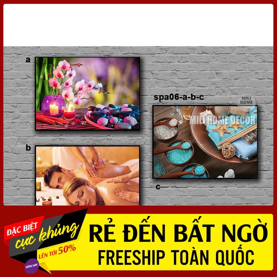 🕷️KÈM QUÀ TẶNG🕷️KHI MUA BỘ 3 TRANH FOMEX TRANG TRÍ SPA CAO CẤP (KÈM ẢNH THẬT)