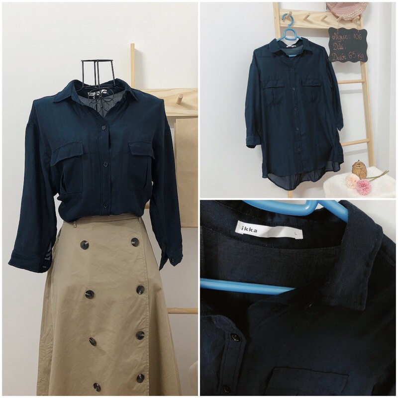 Áo sơ mi hiệu tay dài 2hand