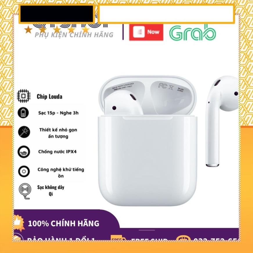 Tai nghe Bluetooth 𝑨𝑰𝑹𝑷𝑶𝑫 2 Premium Không Báo Pin Ảo,Full Chức Năng, Full Công Nghệ,Nghe Nhạc Siêu Hay