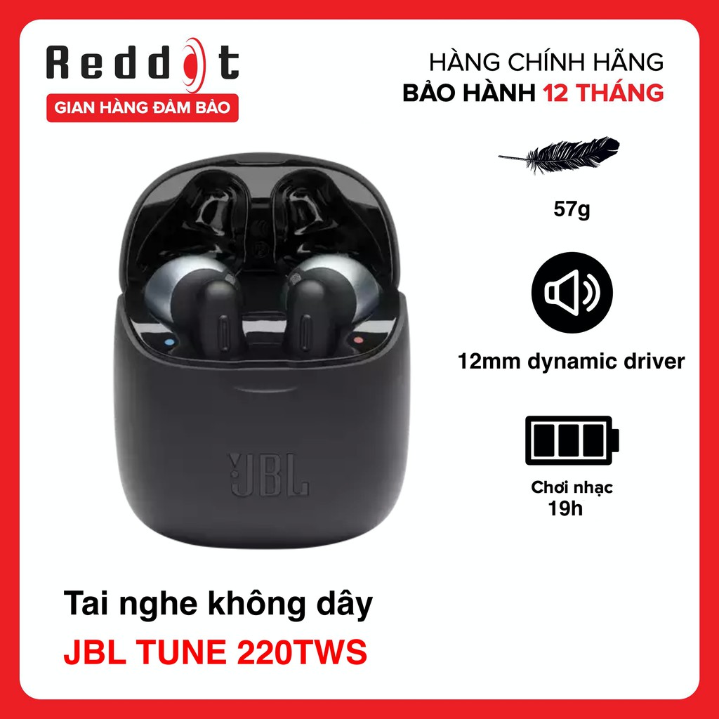 Tai Nghe True Wireless JBL Tune 220TWS - Hàng Chính Hãng