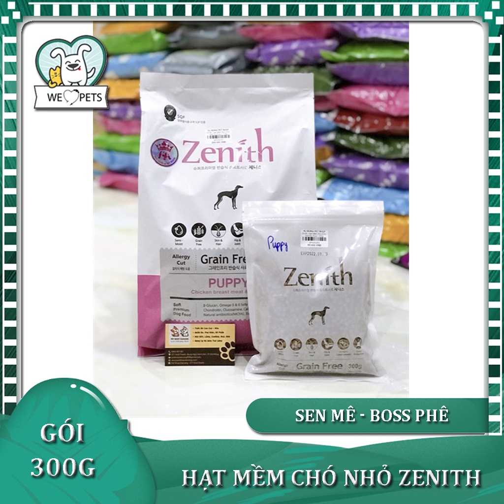 Thức Ăn Hạt Mềm Chó Nhỏ Zenith gói lẻ 300g Hạt Hàn Quốc Lida Pet Shop